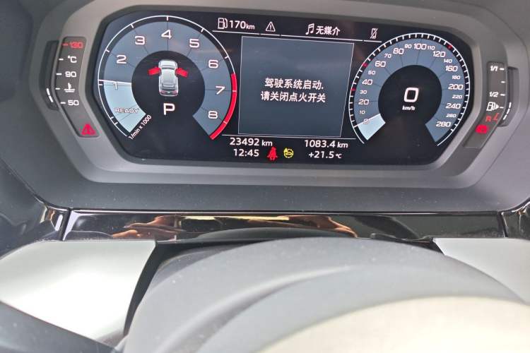 Used Audi A3 2023 Updated Sportback 35 TFSI Stylish Sports Type Odometer Close Up