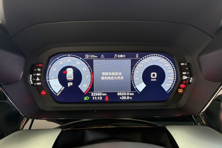 Used Audi A3 2023 A3L Limousine 35 TFSI Fashion Sport Model Odometer Close Up