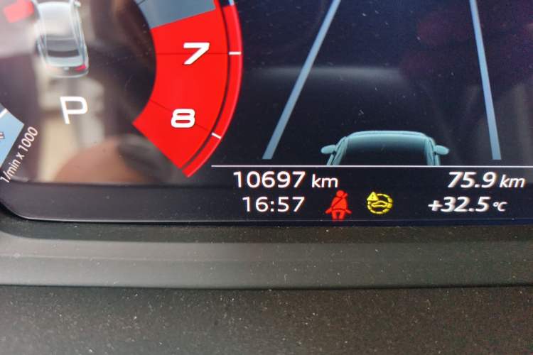 Used Audi A3 2023 Restyled A3L Limousine 35 TFSI Fashion Sport Edition Odometer Close Up