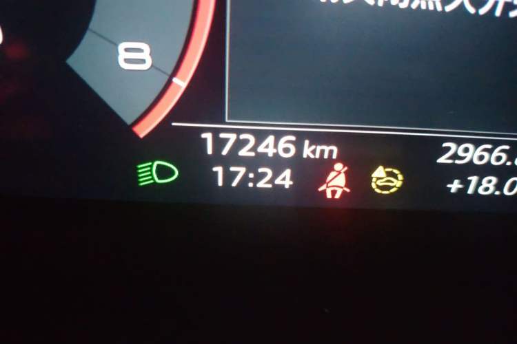 Used Audi A3 2023 Restyled A3L Limousine 35 TFSI Fashion Sport Edition Odometer Close Up