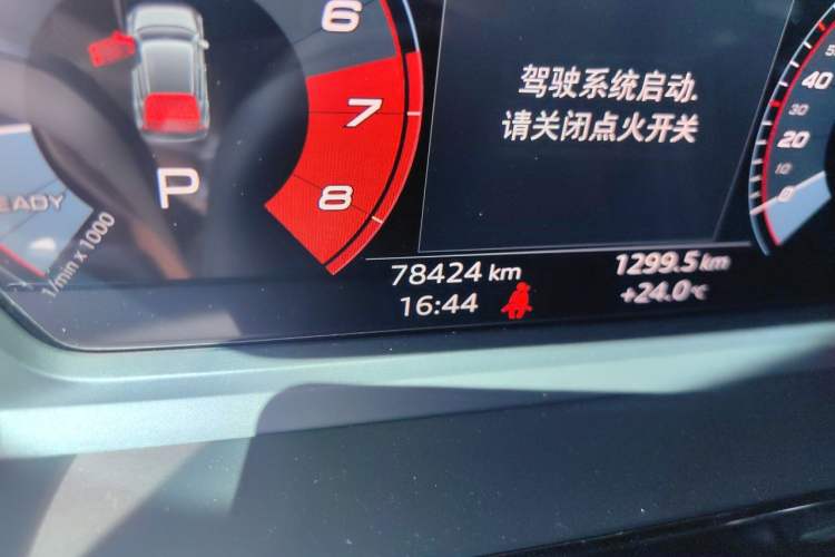 Used Audi A3 2023 Sportback 35 TFSI Fashionable Sports Model Odometer Close Up