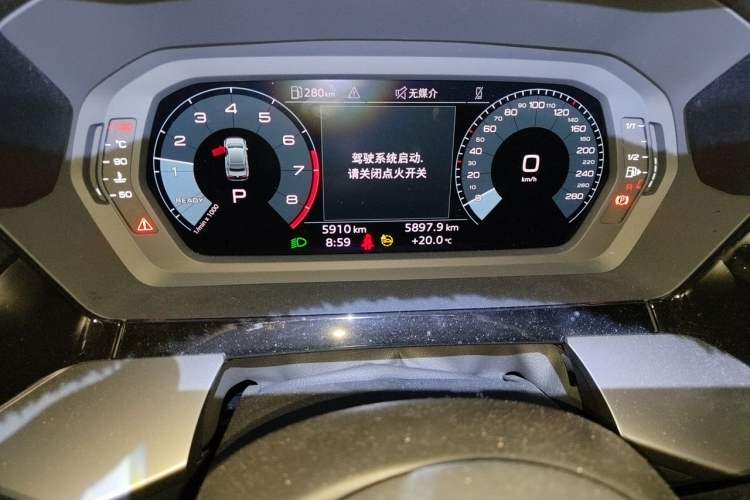 Used Audi A3 2023 Restyled A3L Limousine 35 TFSI Fashion Sport Edition Odometer Close Up