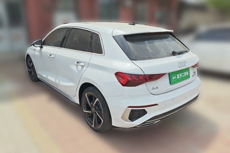 Used Audi A3 2023 Updated Sportback 35 TFSI Stylish Sports Type Rear Left 45 Deg