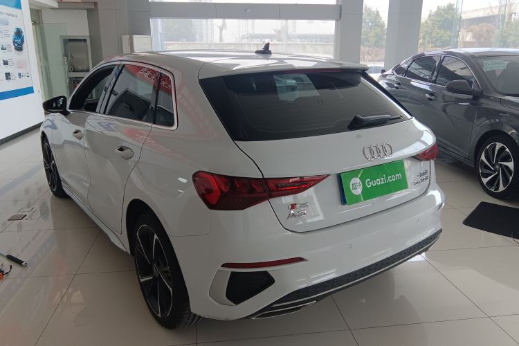 Used Audi A3 2023 Updated Sportback 35 TFSI Stylish Sports Type Rear Left 45 Deg