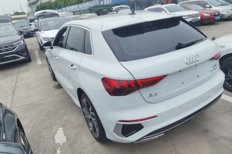 Used Audi A3 2023 Updated Sportback 35 TFSI Stylish Sports Type Rear Left 45 Deg