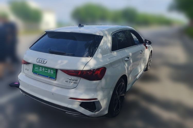 Used Audi A3 2023 Updated Sportback 35 TFSI Stylish Sports Type Rear Right 45 Deg