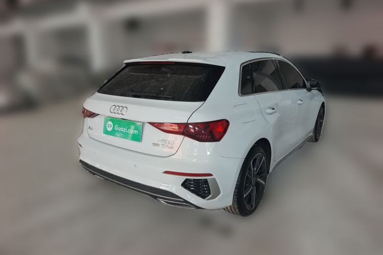 Used Audi A3 2023 Updated Sportback 35 TFSI Stylish Sports Type Rear Right 45 Deg