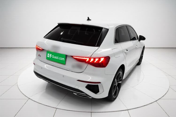 Used Audi A3 2023 Updated Sportback 35 TFSI Stylish Sports Type Rear Right 45 Deg