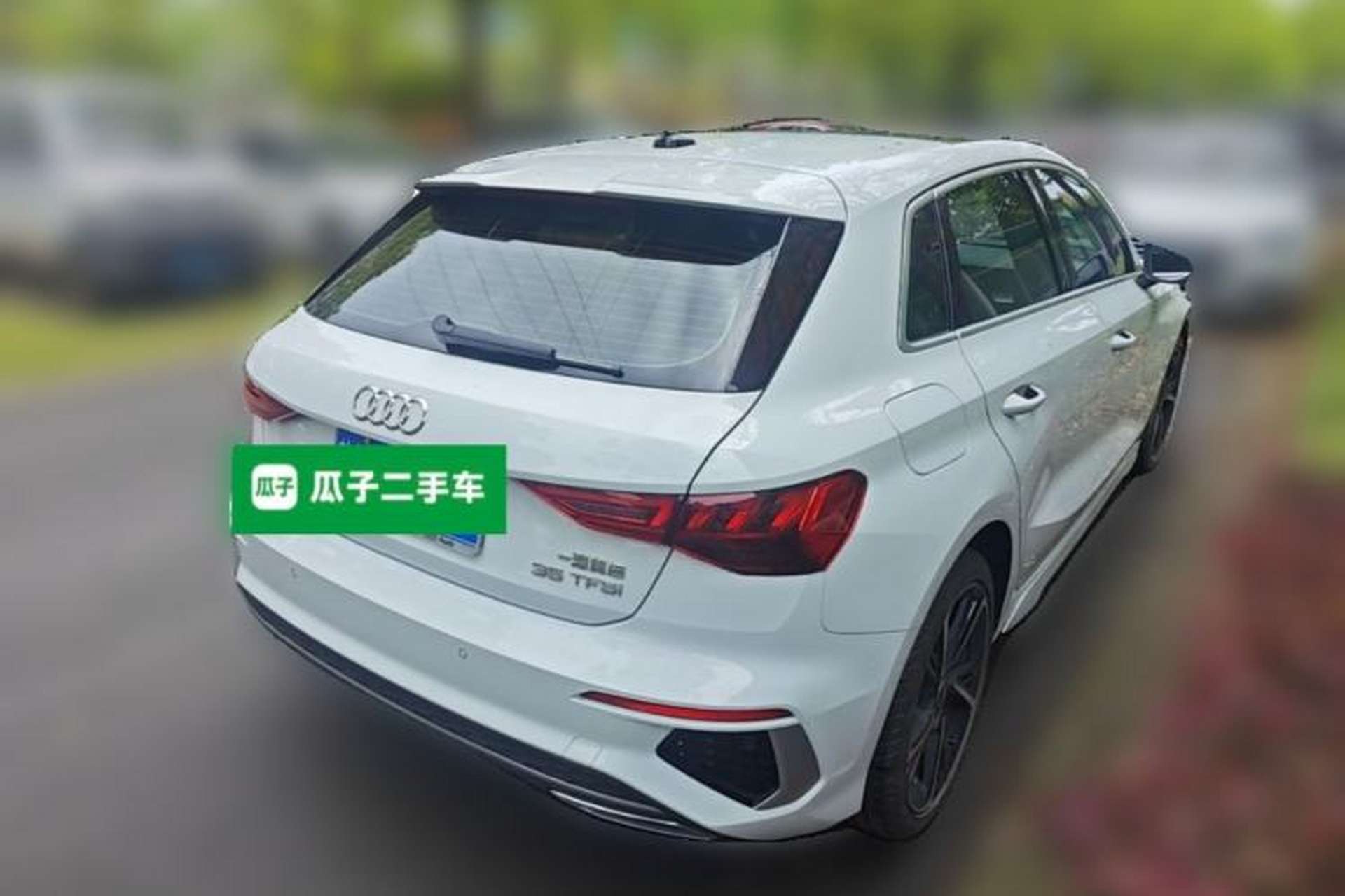 Used Audi A3 2023 Updated Sportback 35 TFSI Stylish Sports Type Rear Right 45 Deg