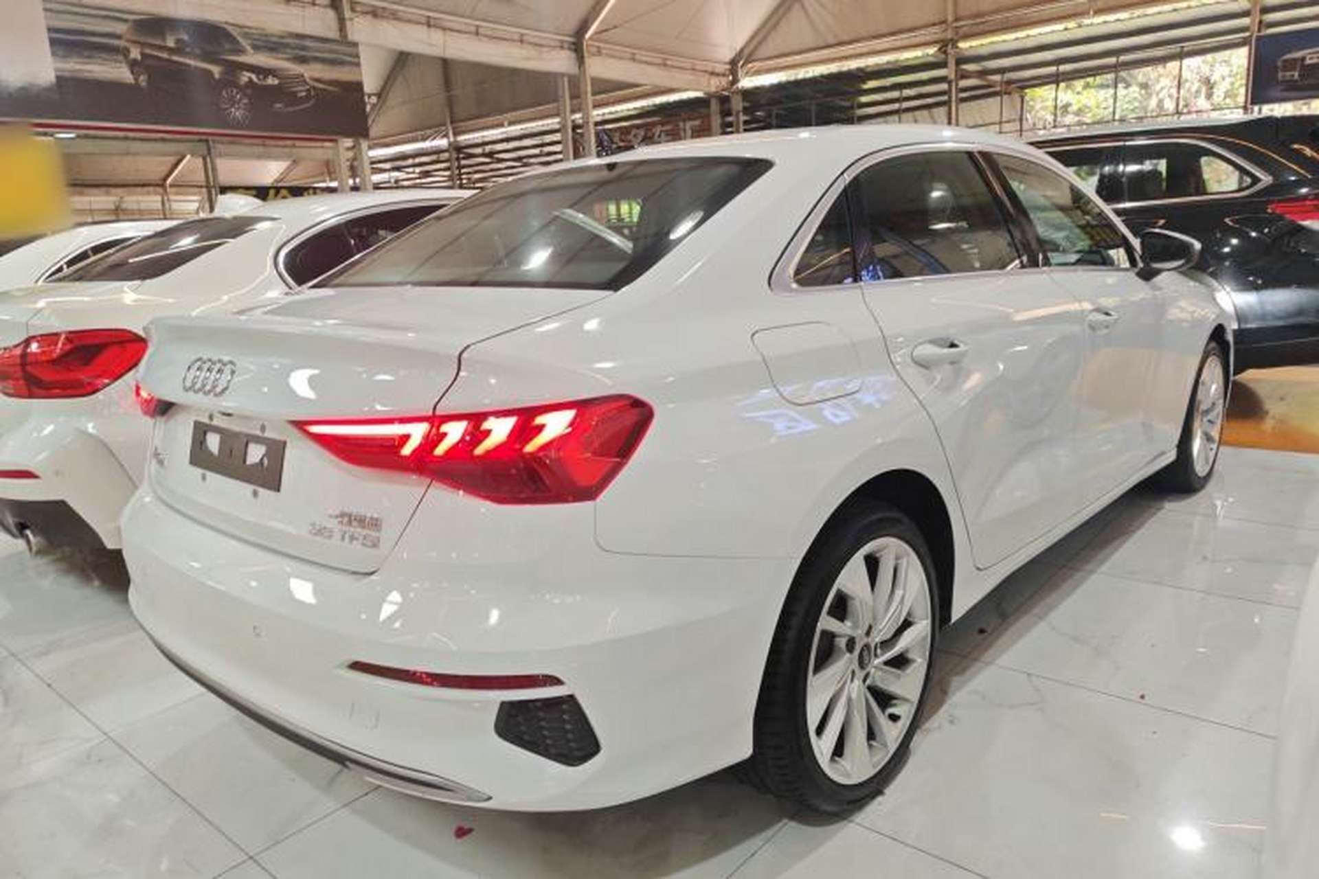 Used Audi A3 2023 A3L Limousine 35 TFSI Fashionable and Elegant Model Rear Right 45 Deg