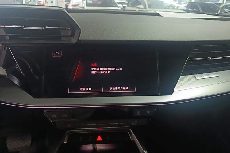 Used Audi A3 2024 Sportback 35 TFSI Fashionable Sports Model Audio And AC Panel