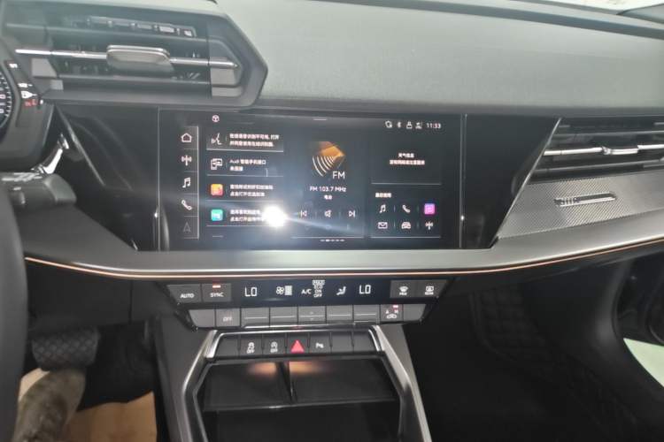 Used Audi A3 2024 Sportback 35 TFSI Fashionable Sports Model Audio And AC Panel