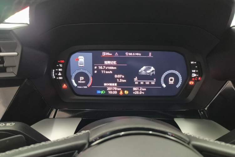 Used Audi A3 2024 A3L Limousine 35 TFSI Fashion Sport Model Instrument Cluster