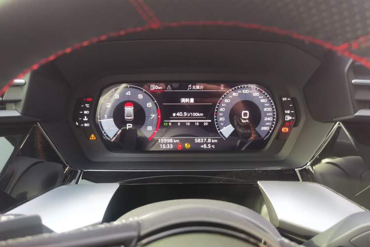 Used Audi A3 2024 A3L Limousine 35 TFSI Fashion Sport Model Instrument Cluster