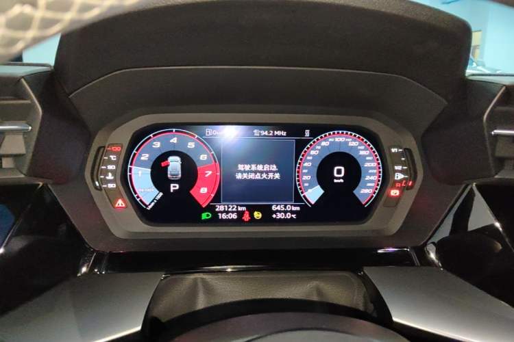 Used Audi A3 2024 Sportback 35 TFSI Fashionable Sports Model Instrument Cluster