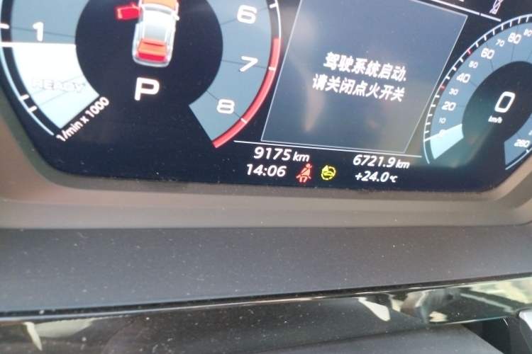 Used Audi A3 2024 Sportback 35 TFSI Fashionable Sports Model Odometer Close Up