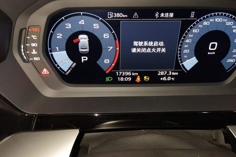Used Audi A3 2024 A3L Limousine 35 TFSI Fashion Sport Model Odometer Close Up