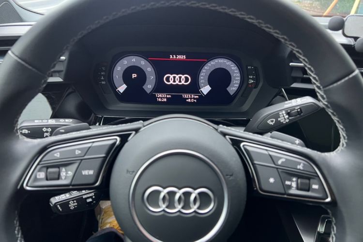 Used Audi A3 2024 Sportback 35 TFSI Fashionable Sports Model Odometer Close Up