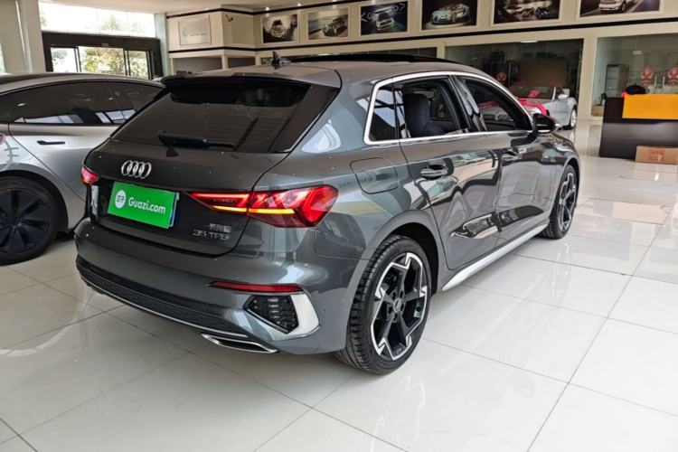 Used Audi A3 2024 Sportback 35 TFSI Luxury Sports Model Rear Right 45 Deg