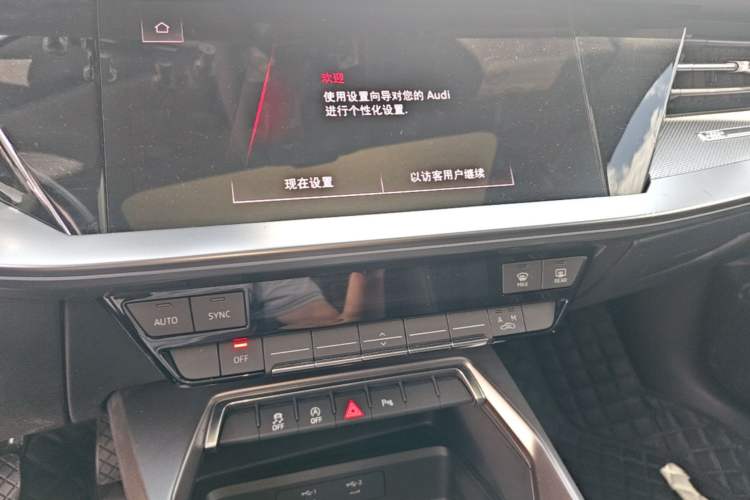 Used Audi A3 2024 Sportback 35 TFSI Fashionable Sports Model Audio And AC Panel