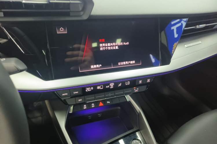 Used Audi A3 2024 A3L Limousine 35 TFSI Fashion Sport Model Audio And AC Panel