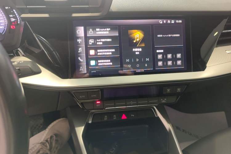 Used Audi A3 2024 A3L Limousine 35 TFSI Fashion Sport Model Audio And AC Panel