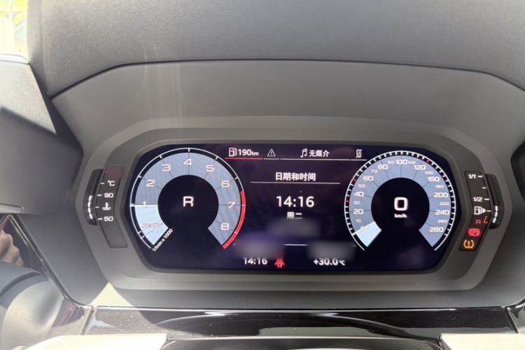 Used Audi A3 2024 A3L Limousine 35 TFSI Fashion Sport Model Instrument Cluster