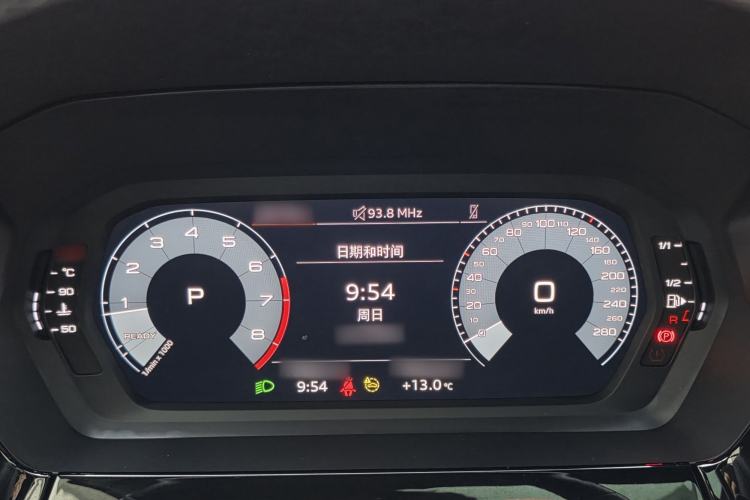 Used Audi A3 2024 A3L Limousine 35 TFSI Fashion Sport Model Instrument Cluster