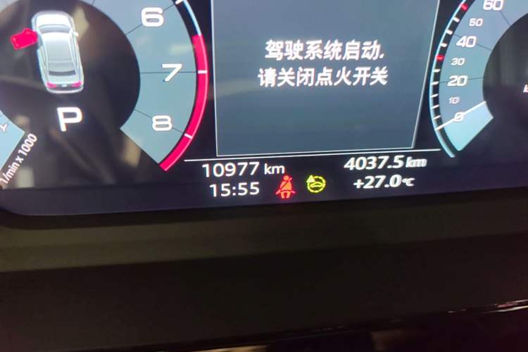 Used Audi A3 2024 A3L Limousine 35 TFSI Fashion Sport Model Odometer Close Up