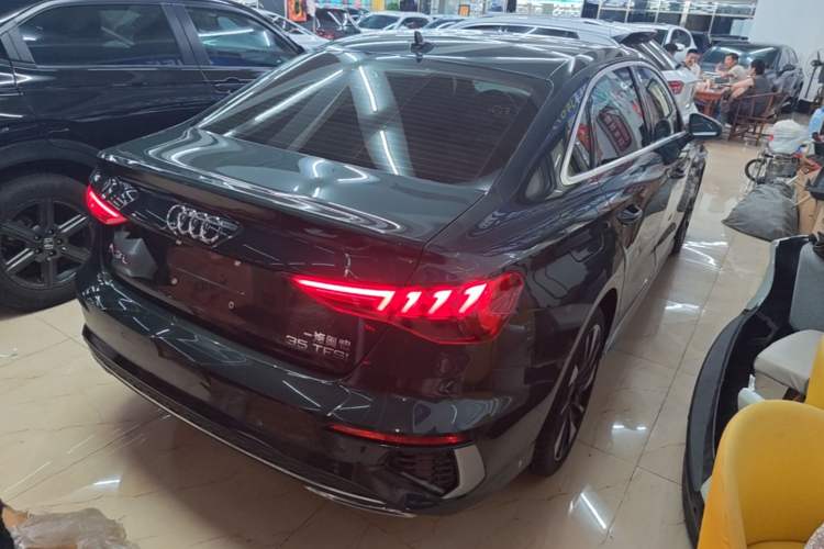 Used Audi A3 2024 A3L Limousine 35 TFSI Fashion Sport Model Rear Right 45 Deg