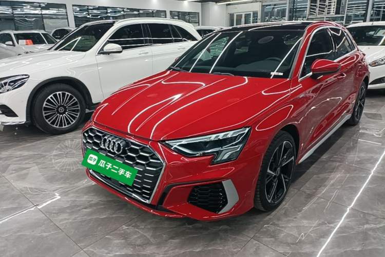 Used Audi A3 2024 Sportback 35 TFSI Fashionable Sports Model Guazi used car, China used car export, Used car for sale, Used cars, Cheapest cars for sale