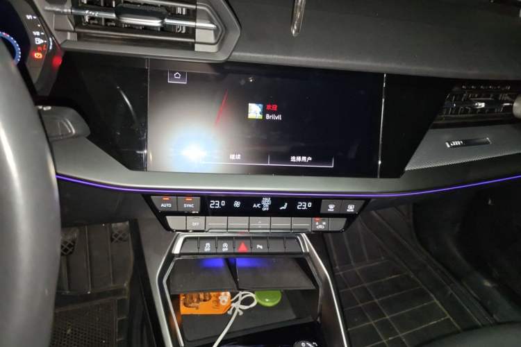 Used Audi A3 2024 A3L Limousine 35 TFSI Fashion Sport Model Audio And AC Panel