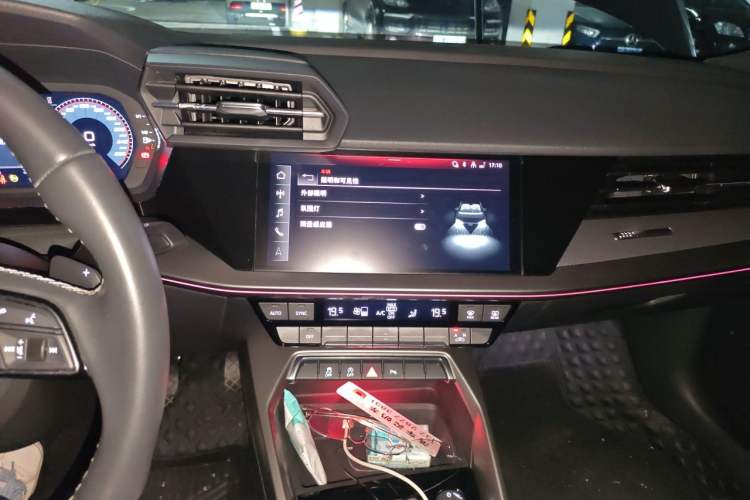 Used Audi A3 2024 A3L Limousine 35 TFSI Fashion Sport Model Audio And AC Panel