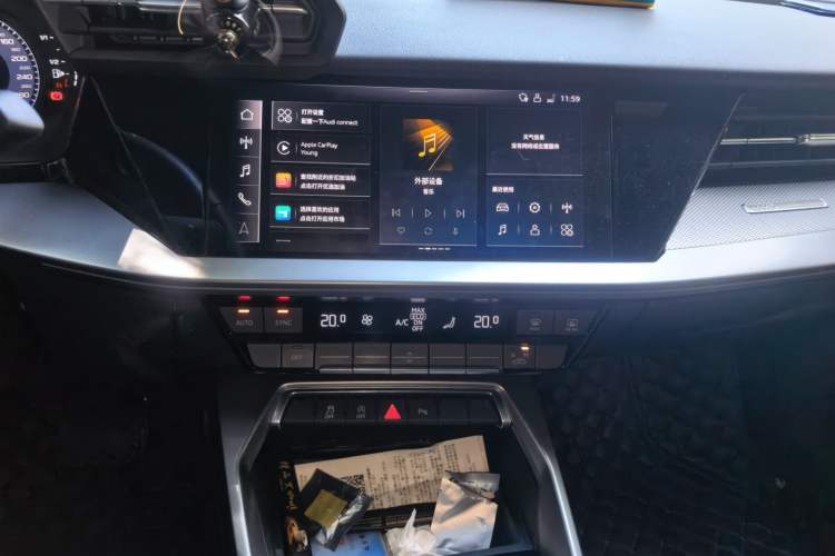 Used Audi A3 2024 Sportback 35 TFSI Fashionable Sports Model Audio And AC Panel