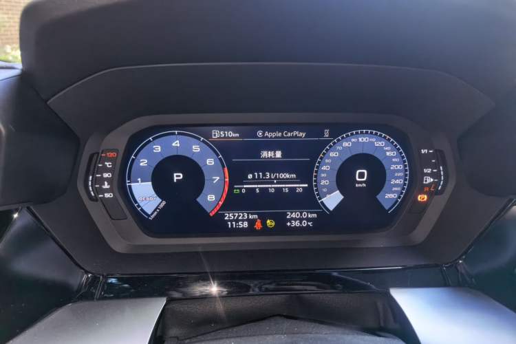 Used Audi A3 2024 Sportback 35 TFSI Fashionable Sports Model Instrument Cluster