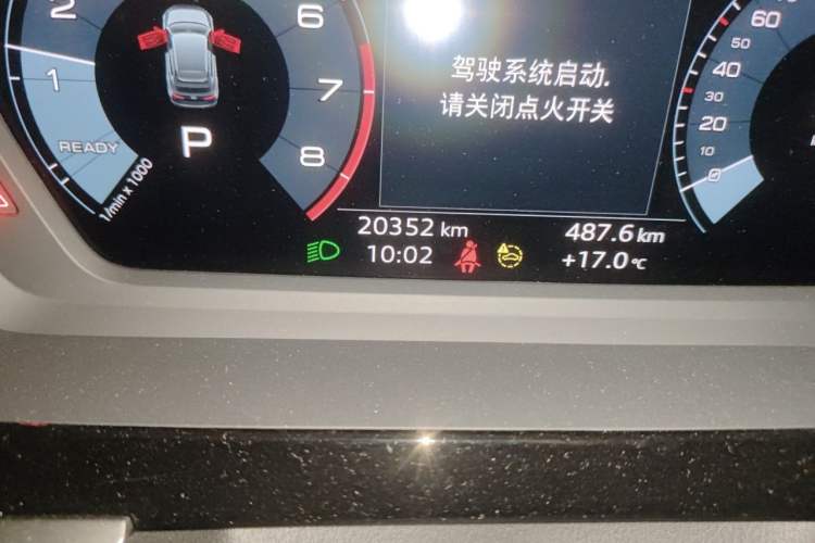 Used Audi A3 2024 Sportback 35 TFSI Fashionable Sports Model Odometer Close Up