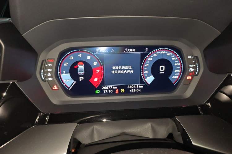 Used Audi A3 2024 A3L Limousine 35 TFSI Fashion Sport Model Odometer Close Up