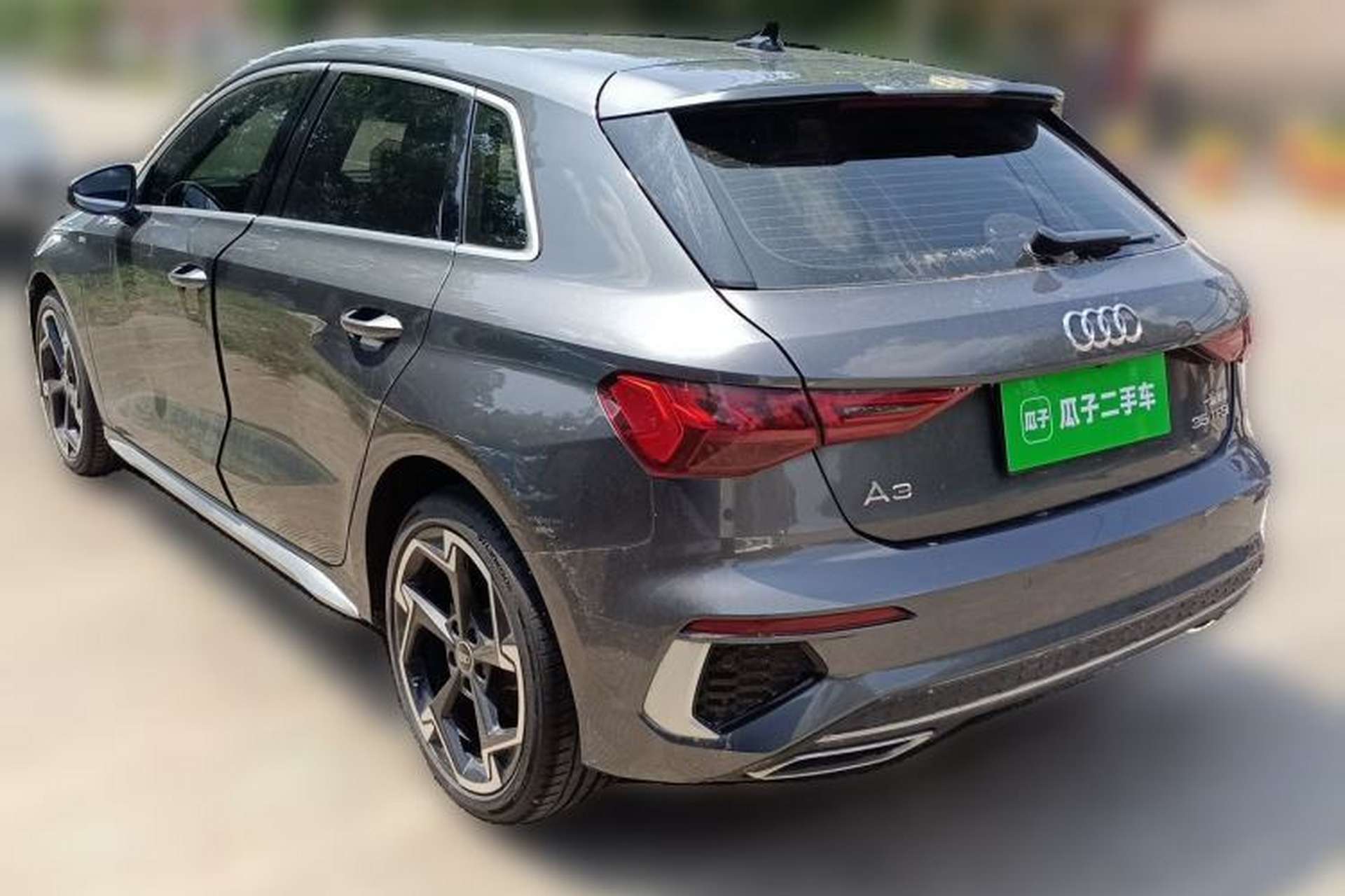 Used Audi A3 2024 Sportback 35 TFSI Luxury Sports Model Rear Left 45 Deg