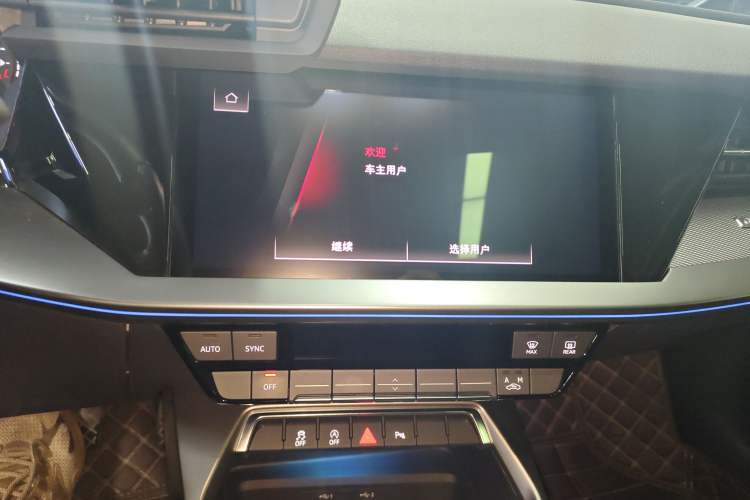 Used Audi A3 2024 Sportback 35 TFSI Fashionable Sports Model Audio And AC Panel