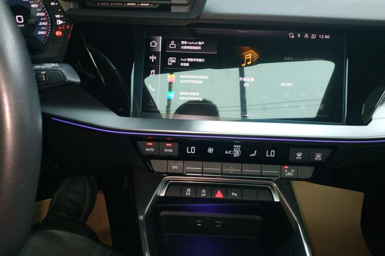 Used Audi A3 2024 Sportback 35 TFSI Fashionable Sports Model Audio And AC Panel