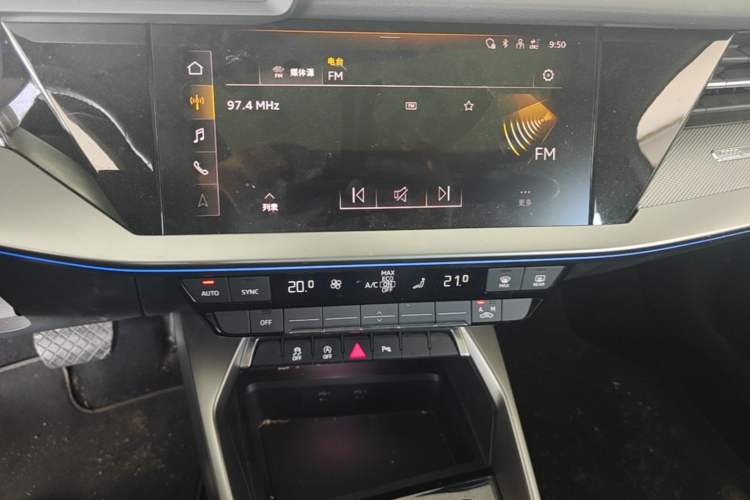 Used Audi A3 2024 A3L Limousine 35 TFSI Fashion Sport Model Audio And AC Panel