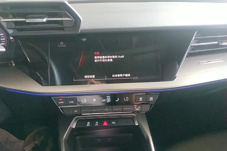 Used Audi A3 2024 Sportback 35 TFSI Fashionable Sports Model Audio And AC Panel