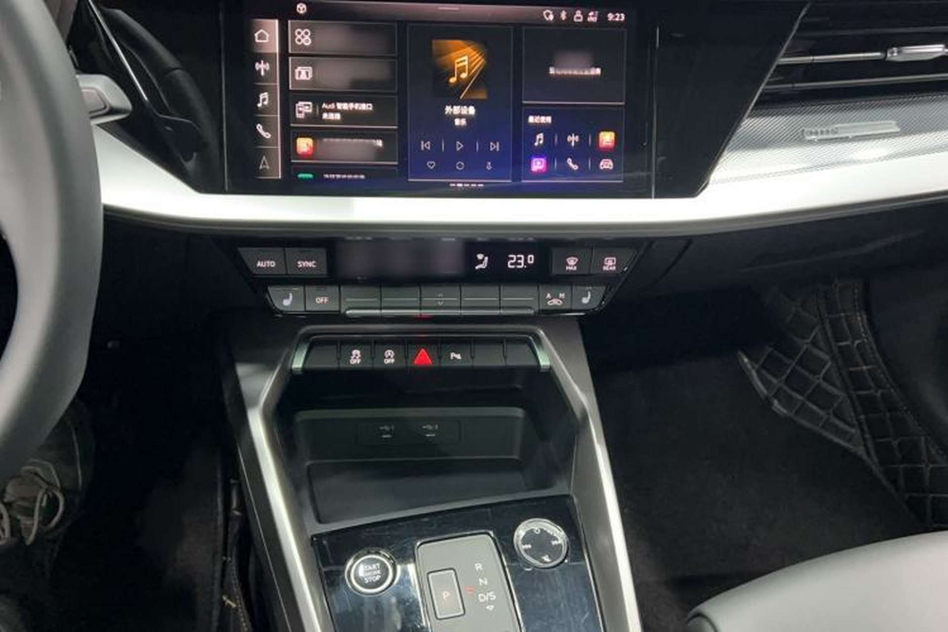 Used Audi A3 2024 A3L Limousine 35 TFSI Fashion Sport Model Audio And AC Panel