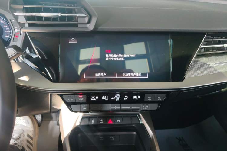 Used Audi A3 2024 A3L Limousine 35 TFSI Fashion Sport Model Audio And AC Panel