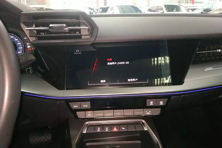 Used Audi A3 2024 Sportback 35 TFSI Fashionable Sports Model Audio And AC Panel