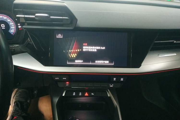 Used Audi A3 2024 Sportback 35 TFSI Fashionable Sports Model Audio And AC Panel