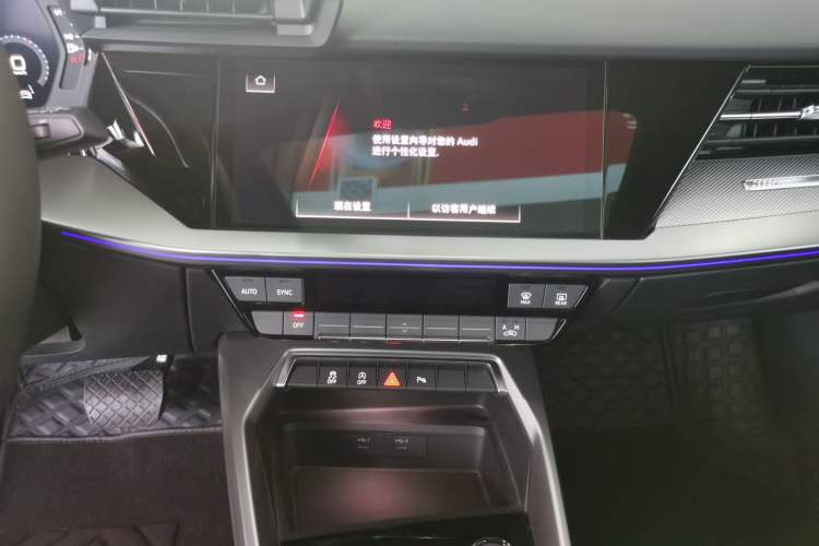 Used Audi A3 2024 Sportback 35 TFSI Fashionable Sports Model Audio And AC Panel