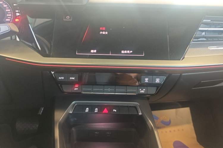 Used Audi A3 2024 A3L Limousine 35 TFSI Fashion Sport Model Audio And AC Panel