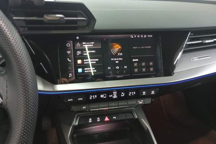 Used Audi A3 2024 A3L Limousine 35 TFSI Fashion Sport Model Audio And AC Panel