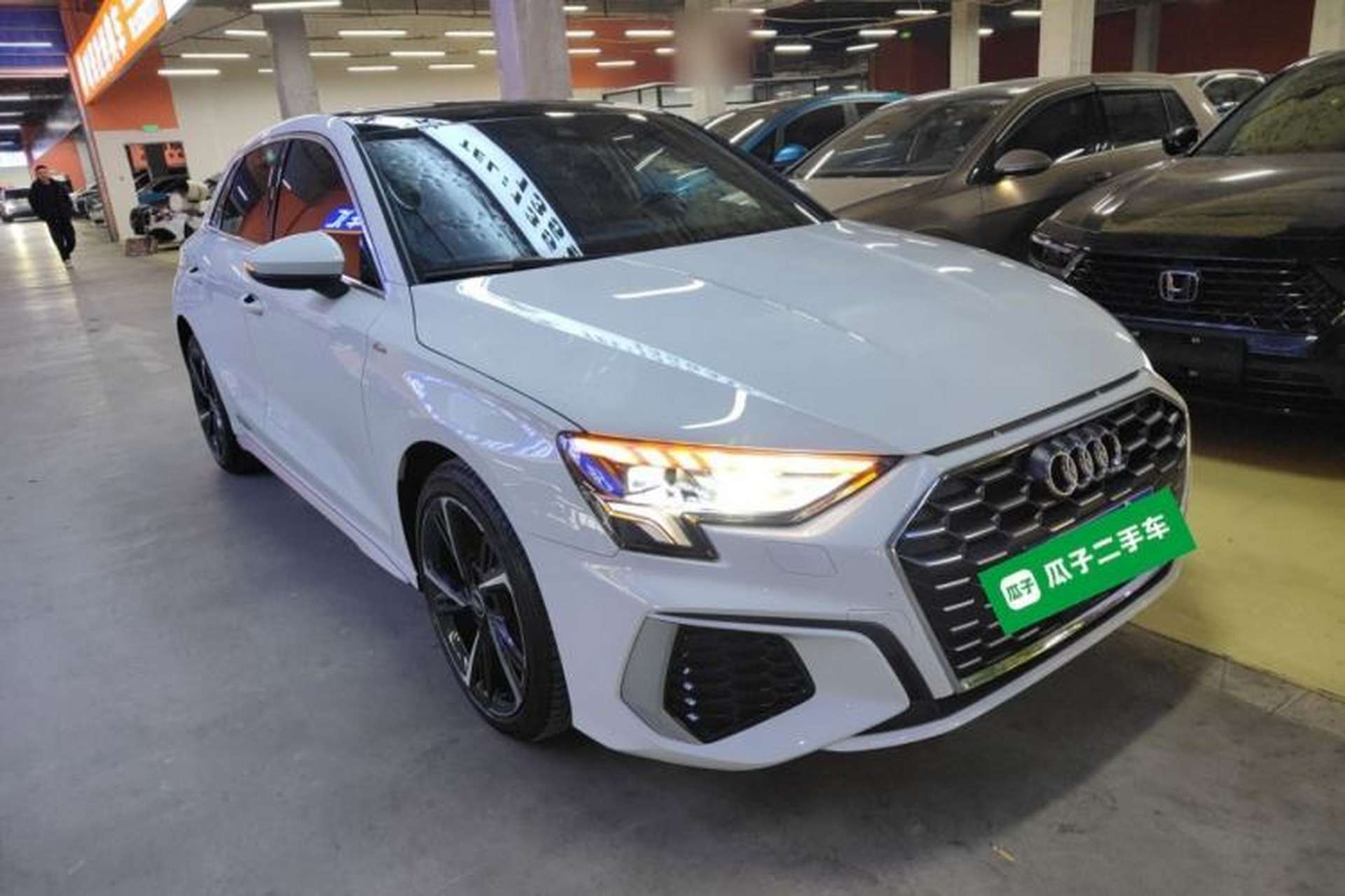 Used Audi A3 2024 Sportback 35 TFSI Fashionable Sports Model Front Right 45 Deg